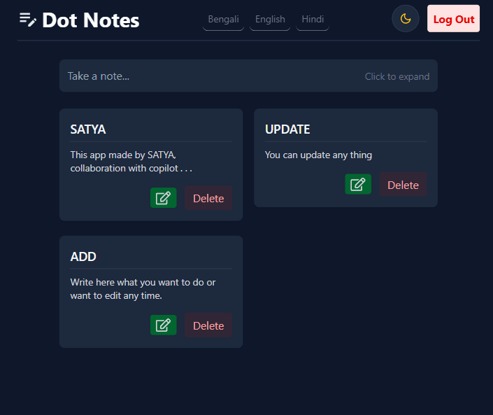 DotNotesNow 📝
